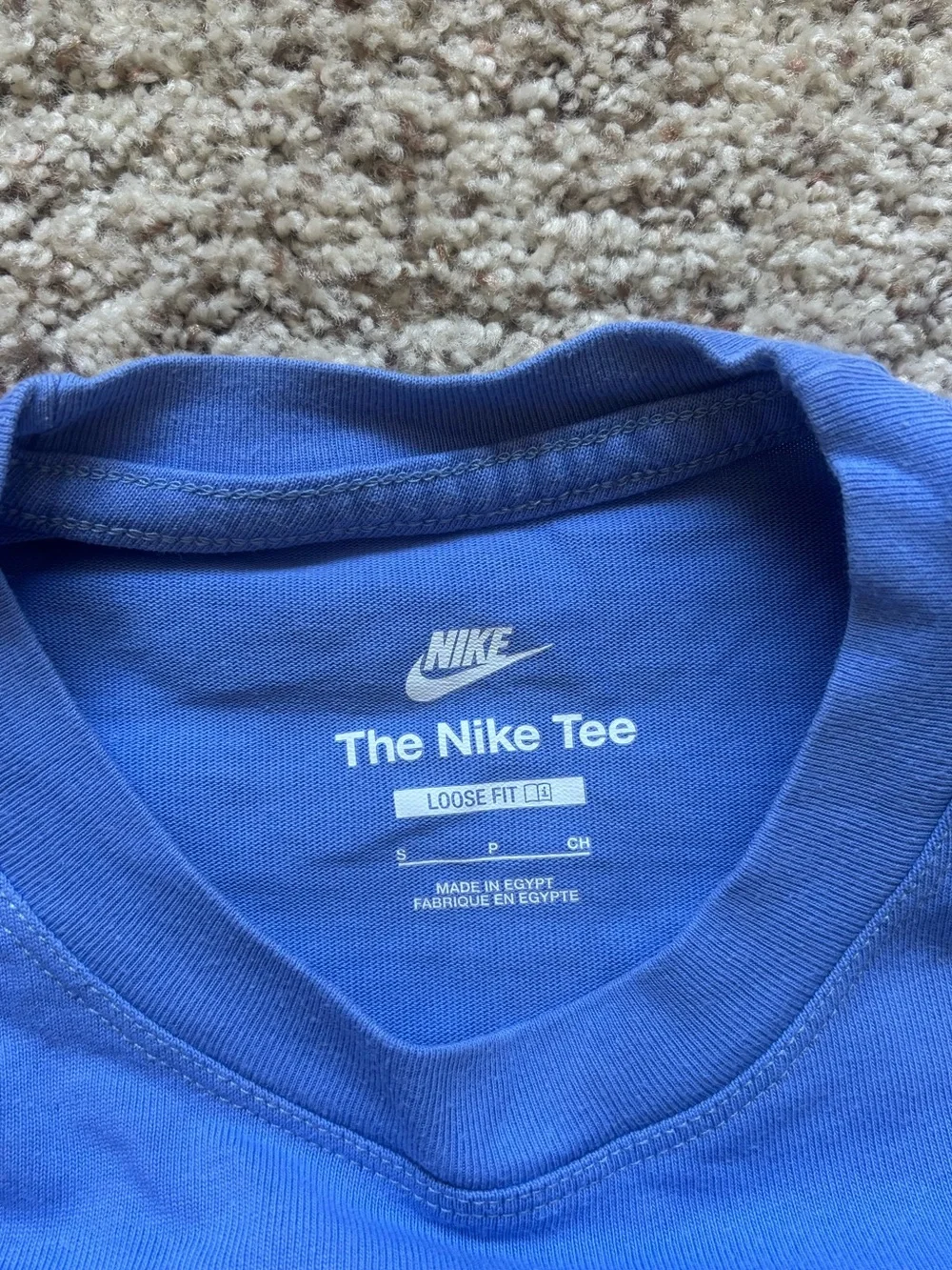 Nike size worn